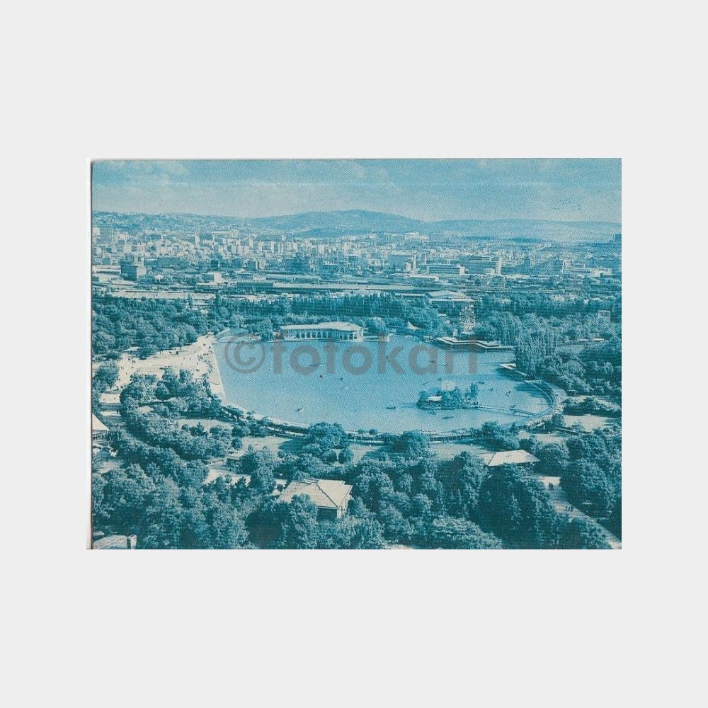 1978 Ankara Gençlik Parkı Görünüş Kartpostal