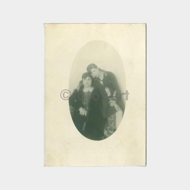 1929 Anne ve Kızı Görünüş Fotoğraf