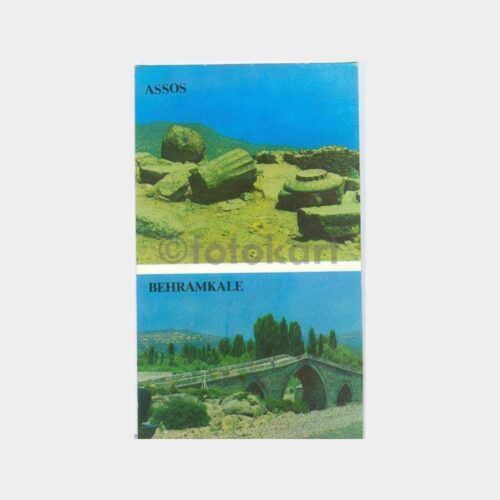 Assos Behramkale Köprüsü Görünüş Kartpostal