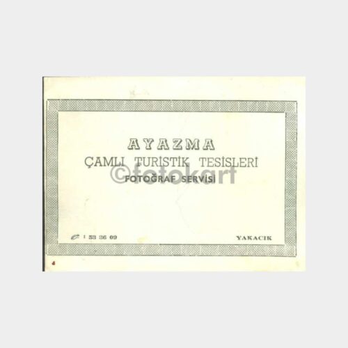 1975 Yakacık Ayazma Tesisi Fotoğraf Kabı