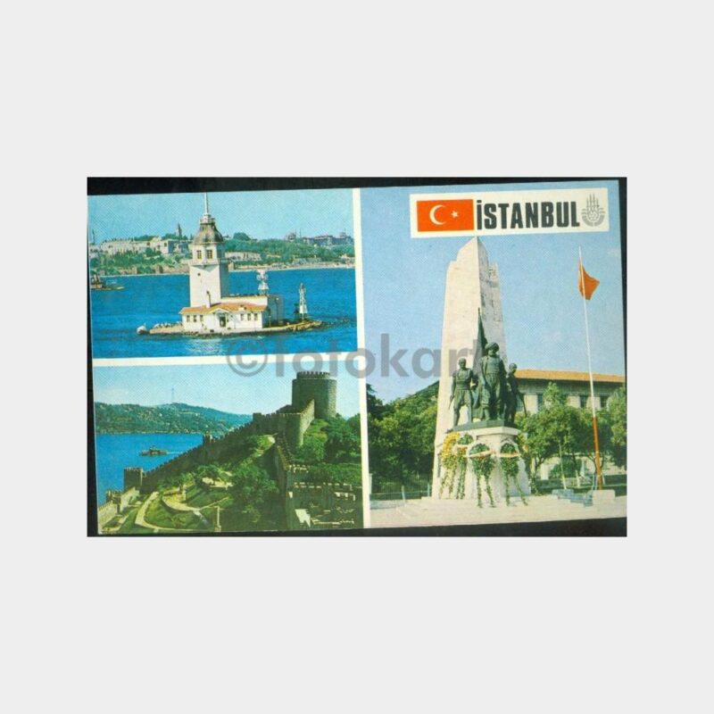 1971 İstanbul 3 Görünüş - Barbaros Anıtı Kartpostal