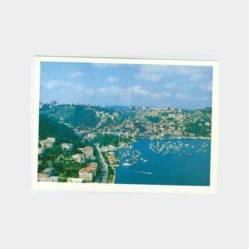 1990 Boğaziçi Bebek Sahili Görünüş Kartpostal