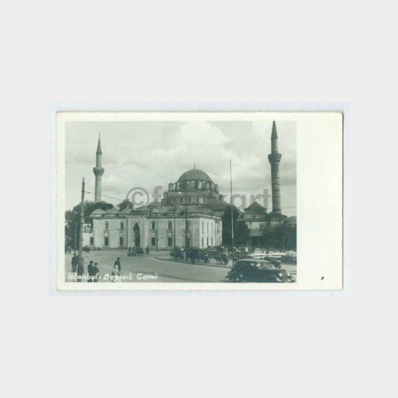 1930 İstanbul Beyazıt Camii Görünüş Kartpostal