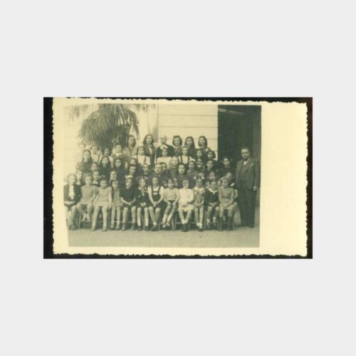 1940 Beyoğlu Okul Grubu Görünüş Fotoğraf
