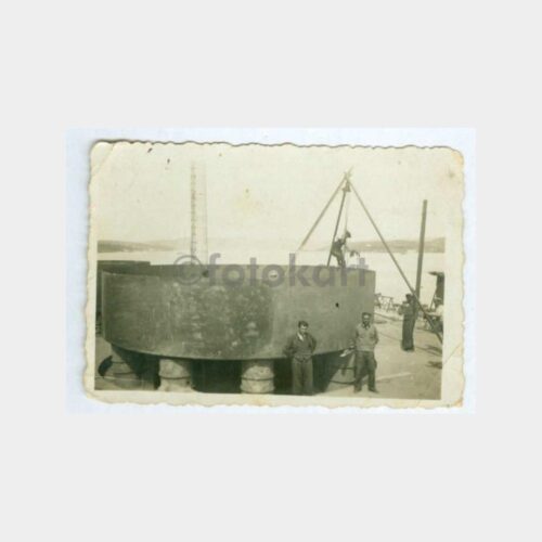 1940 Boğaziçi Tank Depo Yapımı Konulu Fotoğraf