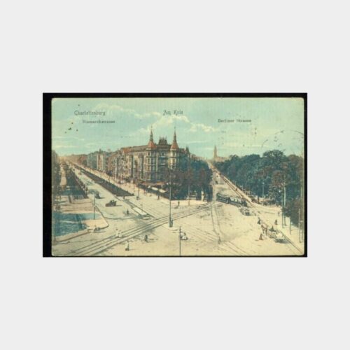 1930 Charlottenburg - İstanbul Varış Kartpostal