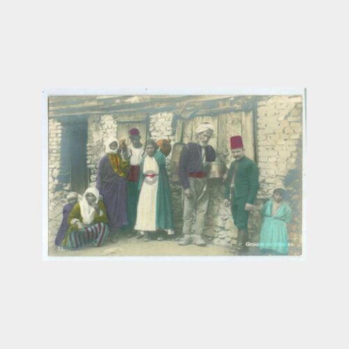 1920 Çingeneler Grup Görünüş Kartpostal