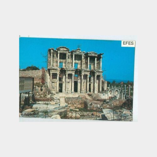 1980 Efes Kütüphane Görünüş Kartpostal