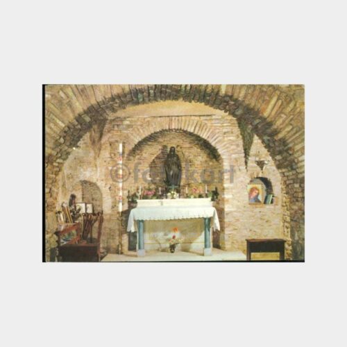 1966 Meryemana Selçuk Damgalı Kartpostal