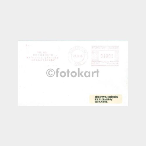 1985 65. Yıl Egemenlik Kayıtsız Şartsız Flam Damga