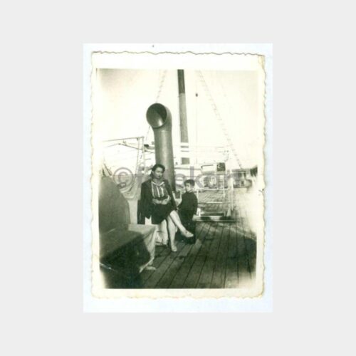 1943 Ege Vapuru Güvertesinde Görünüş Fotoğraf