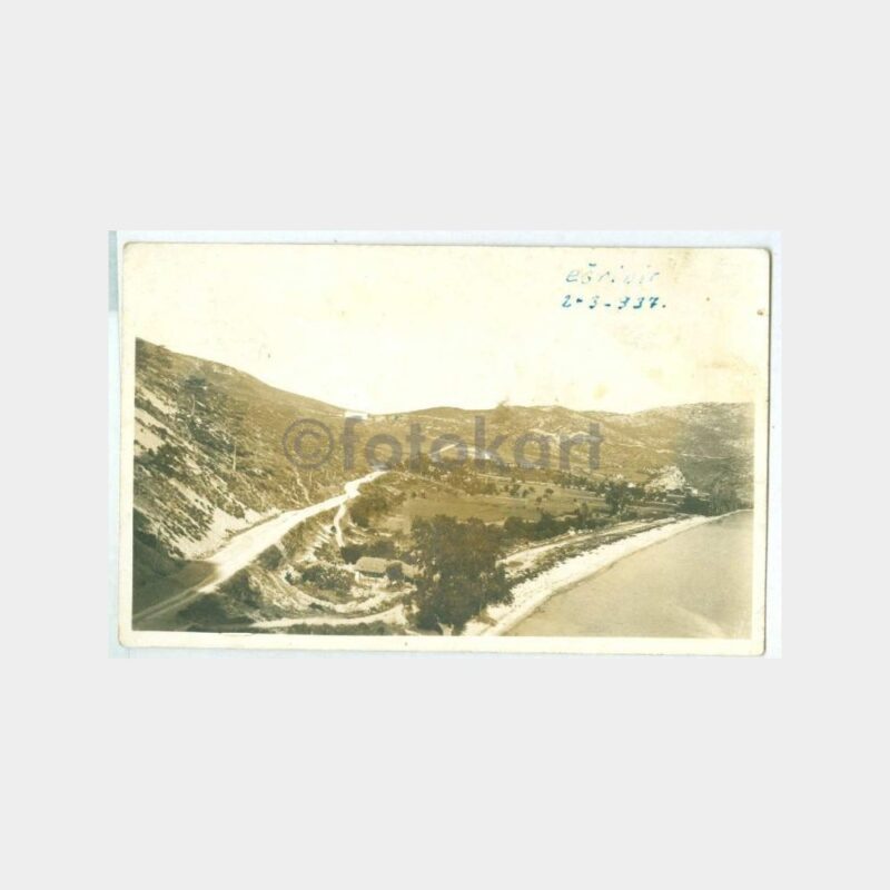 1937 Eğridir Konulu Kartpostal