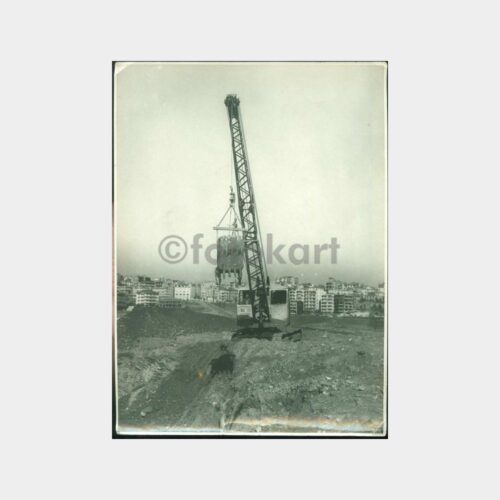1960 Ekskavatör Toprak Hafriyat Fotoğraf