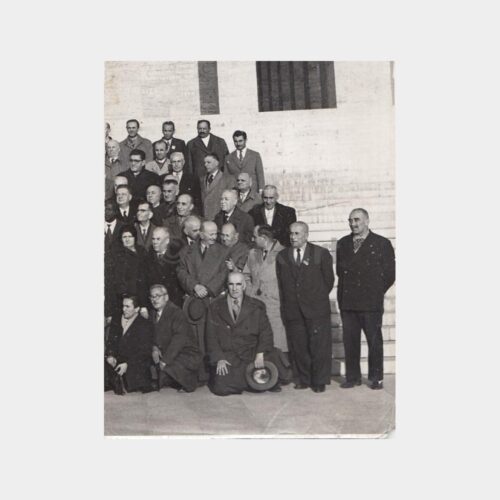 1960 Ankara Eski Emekliler Konulu Yarım Fotoğraf