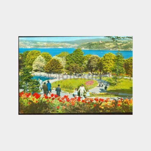 1970 İstanbul Emirgan Korusu Kartpostal