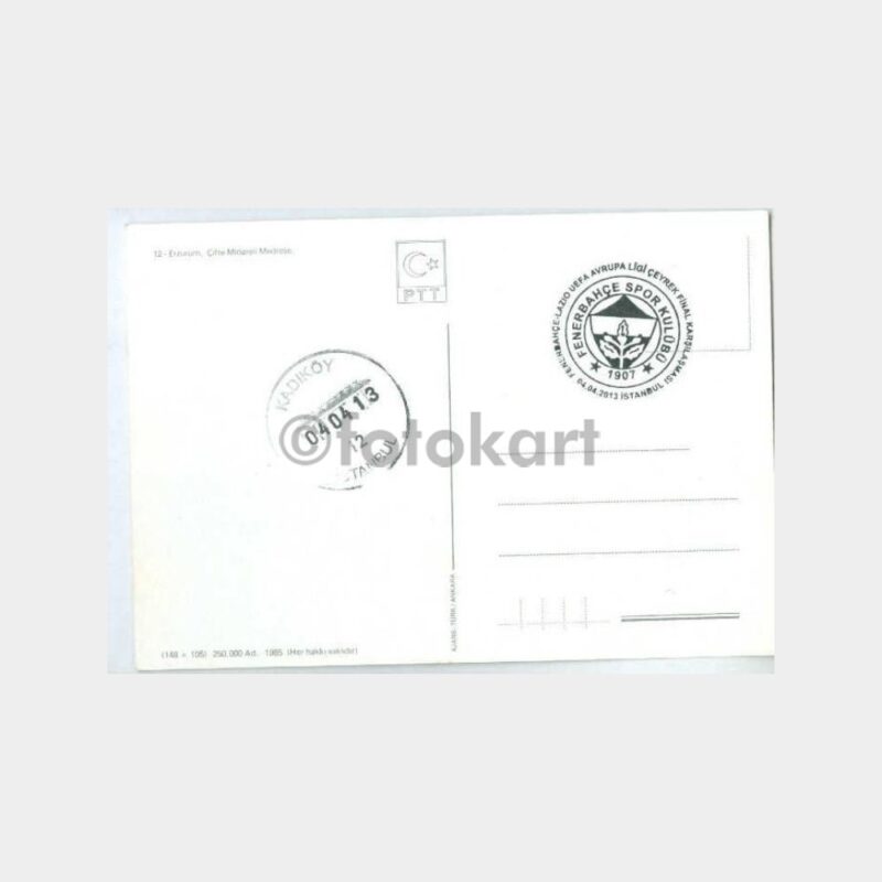 2013 Fenerbahçe-Lazio UEFA Çeyrek Final FDC - Görsel 2