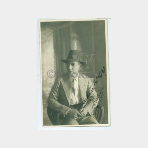 1929 Fötr Şapkalı Beyefendi Fotoğraf