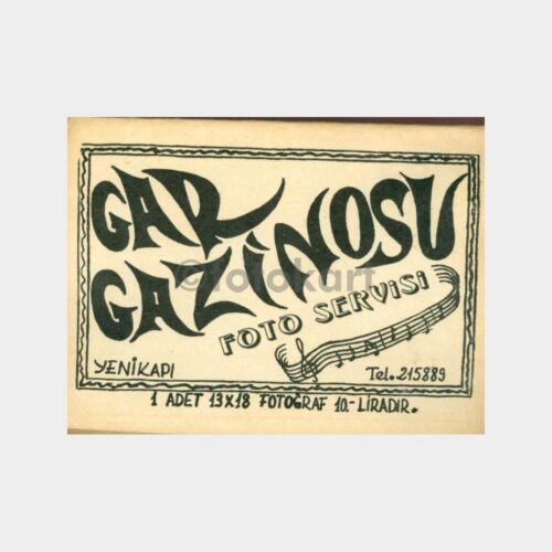 1974 Gar Gazinosu Fotoğraf Kabı