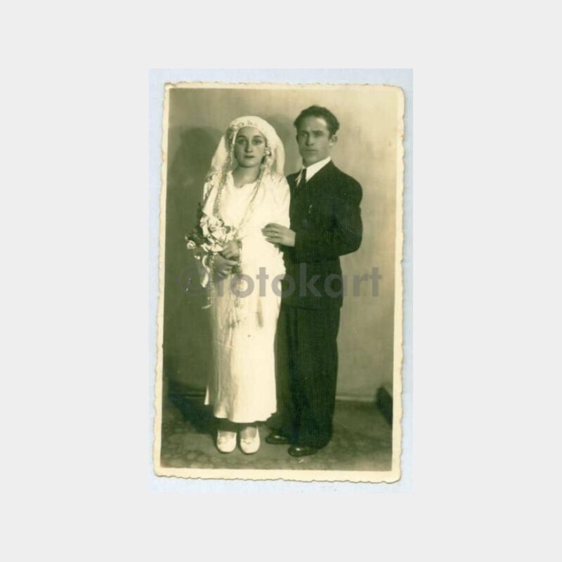1950 Gelin Damat Konulu Fotoğraf