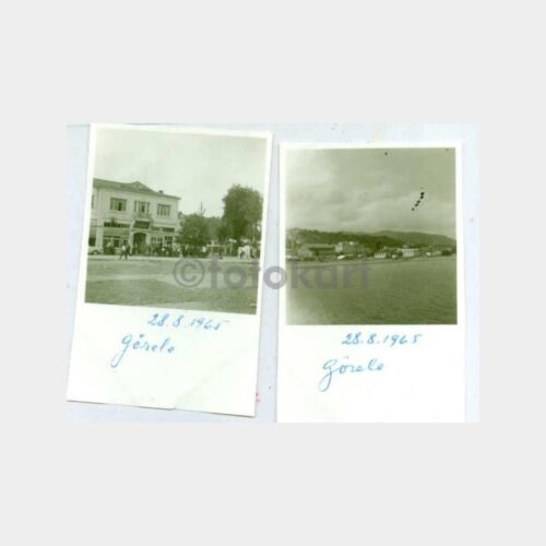 1965 Görele - 2 Adet Albüm Fotoğraf