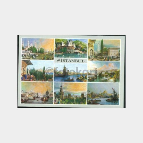 1995 Eski İstanbul Görünüşlü Kartpostal