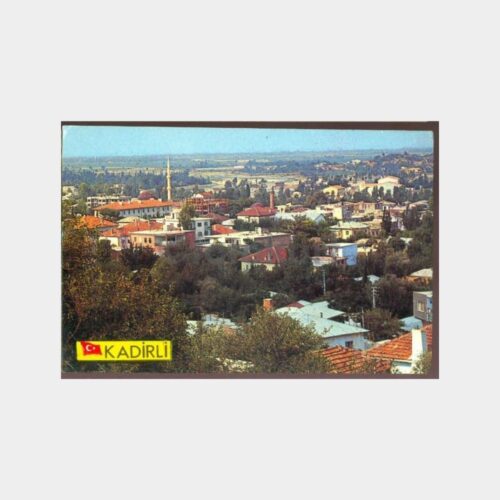 1970 Osmaniye Kadirli Genel Görünüş Kartpostal