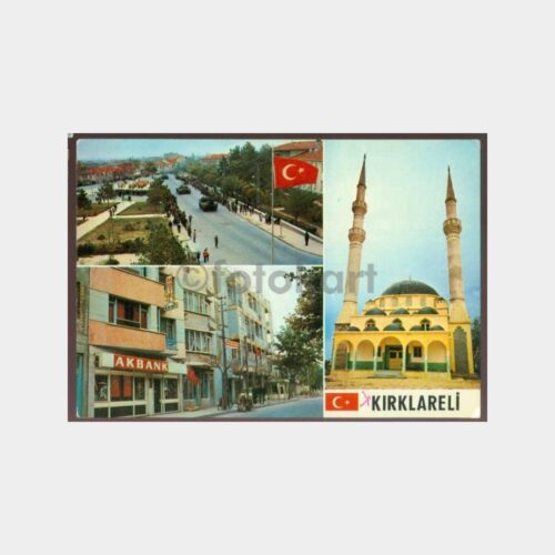 1970 Kırklareli Görünüş Kartpostal