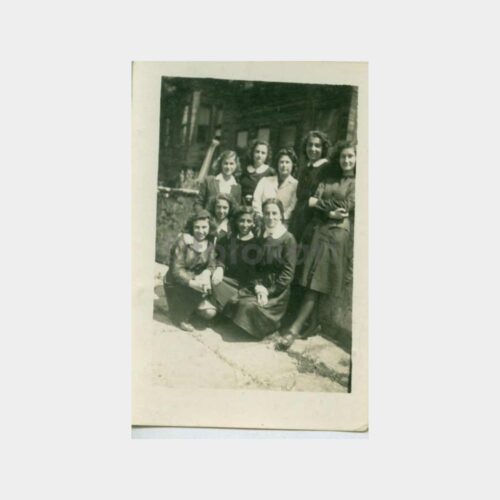 1940 Kız Öğrenciler Grup Görünüş Fotoğraf