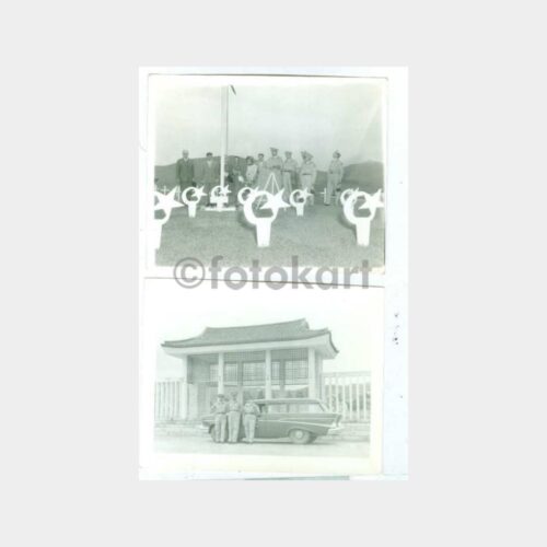 1954 Kore Gazileri Konulu 2 Adet Albüm Fotoğraf