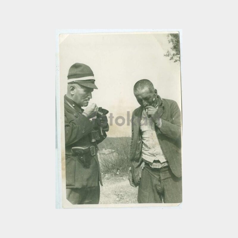 1935 Asker Komutan ve Köylü Fotoğraf
