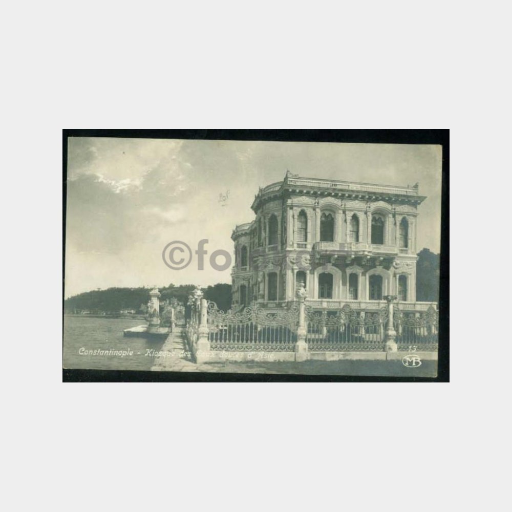 1919 Küçüksu Sarayı Görünüş Kartpostal