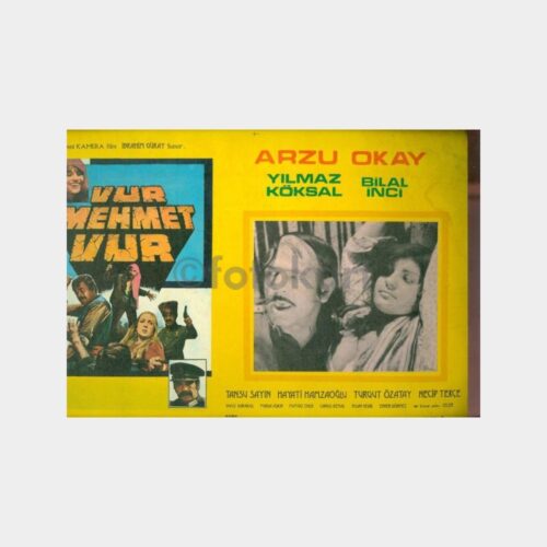 1974 Vur Mehmet Vur - Arzu Okay-Yılmaz Köksal Lobi Kartonu