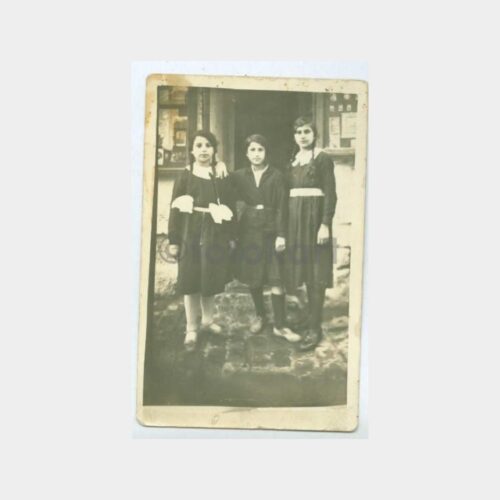 1930 İlk Mektep Kız Öğrenciler Görünüş Fotoğraf