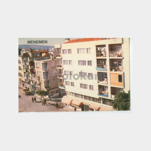 1980 Menemen Genel Görünüş Kartpostal