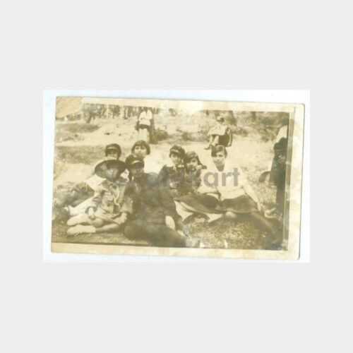 1926 Öğrenciler Mesirede Görünüş Fotoğraf