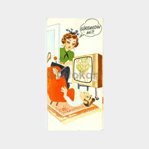 1970 Mizahi Tebrik Kartı