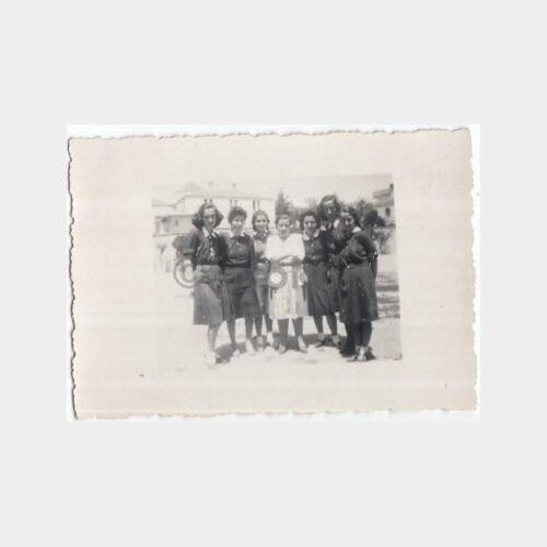 1940 Kız Öğrenciler Grup Fotoğraf