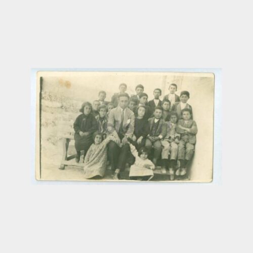 1940 Okul Öğrenci Grup Fotoğraf