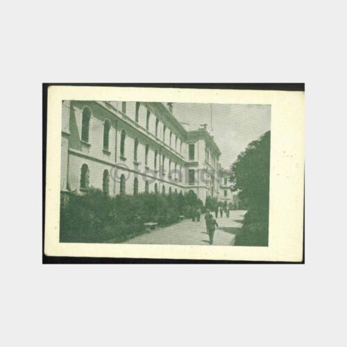 Resmi Bina Okul (?) Görünüş Kartpostal