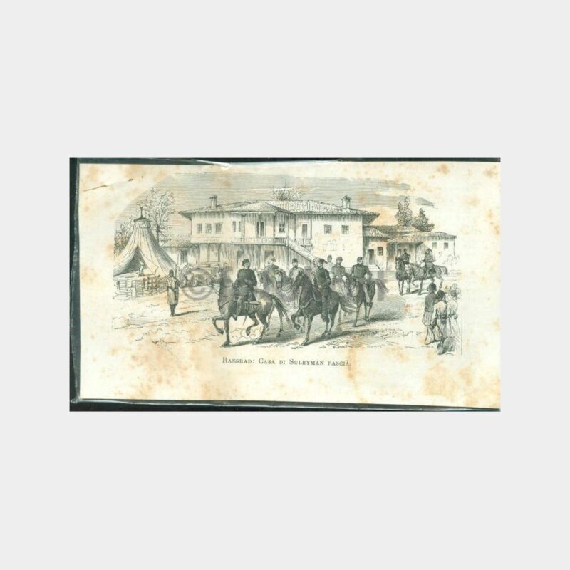 1890 Razgrad -Süleyman Paşa- Baskı Resim