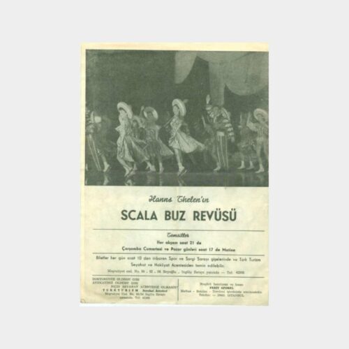 1955 Scala Buz Revüsü Programı