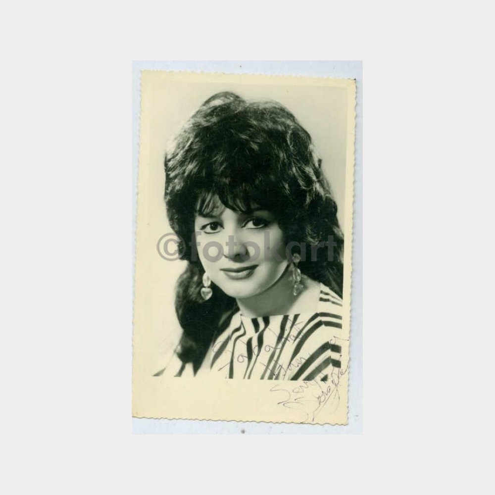 1970 Sevim Şengül - Ses Sanatçısı İmzalı Kartpostal
