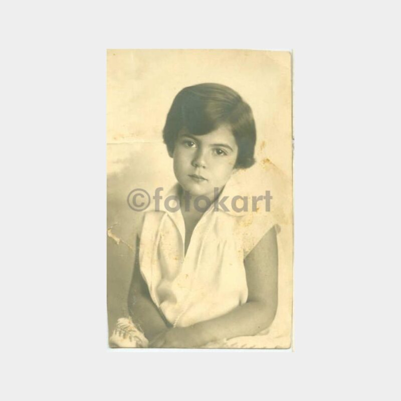 1930 Stüdyo Kız Çocuk Görünüş Fotoğraf