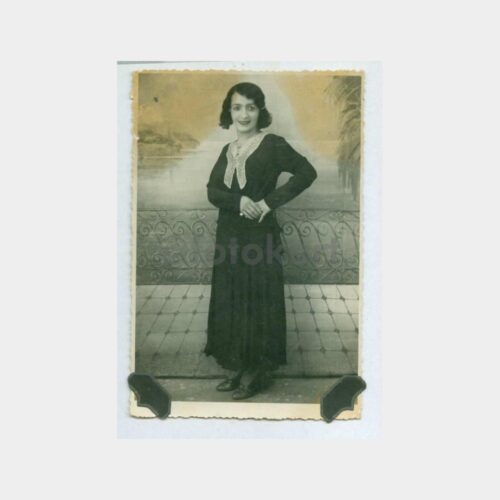 1930 Stüdyo Arka Plan - Kadın Görünüş Fotoğraf