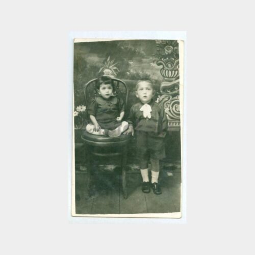 1941 Stüdyo Arka Plan - Çocuklar Fotoğraf