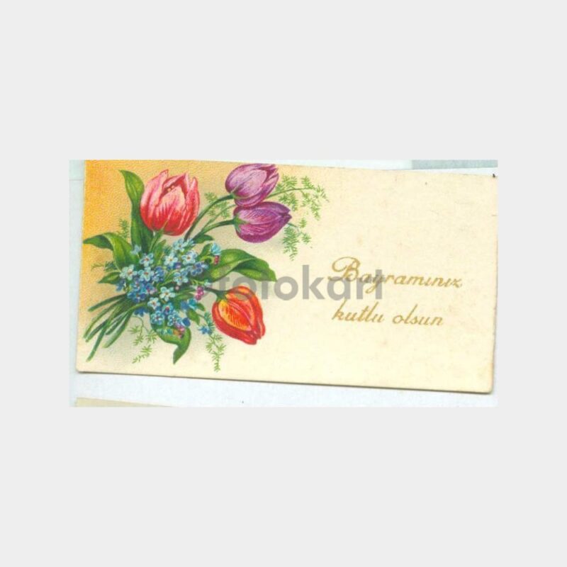 1931 Eski Küçük Ebat Bayram Tebrik Kartları