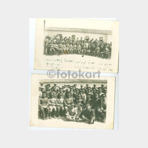 1931 Askeri Birlik Teftişi Konulu 2 Adet Fotoğraf