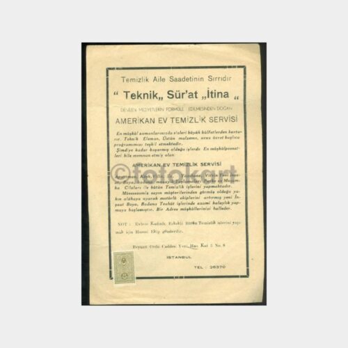 1960 Ev Temizlik Servisi İlanı