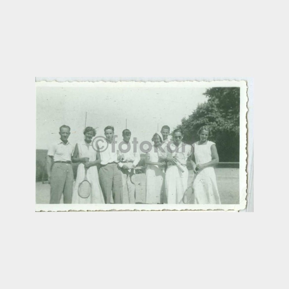 1933 Tenis Oynayan Gençler Görünüş Fotoğraf