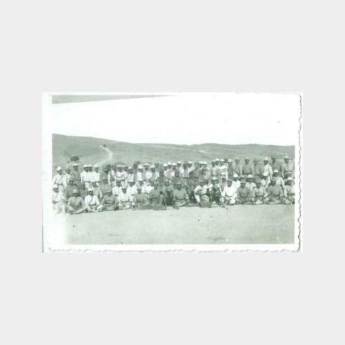 1940 Topçu Askeri Birlik Grup Fotoğraf